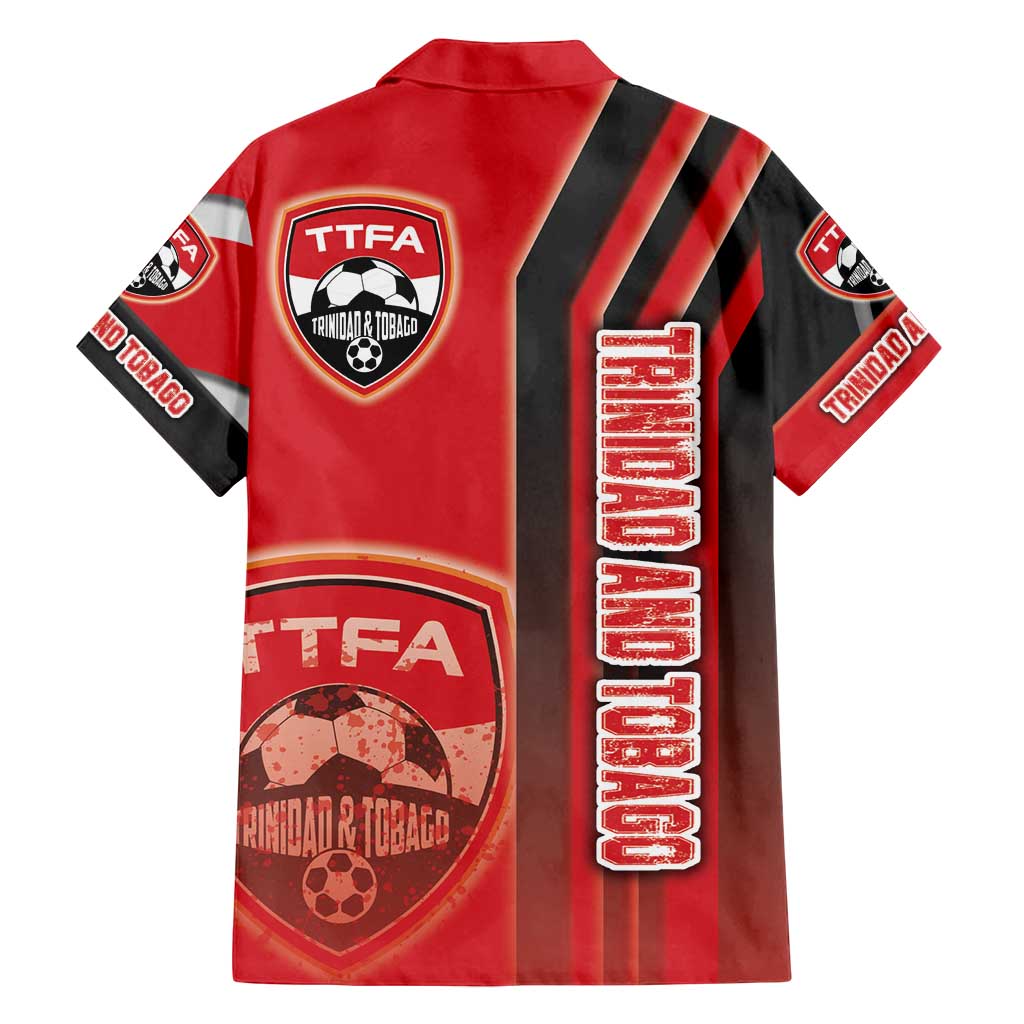 Trinidad and Tobago Football Family Matching Long Sleeve Bodycon Dress and Hawaiian Shirt Soca Warriors Soccer - Road To Champion
