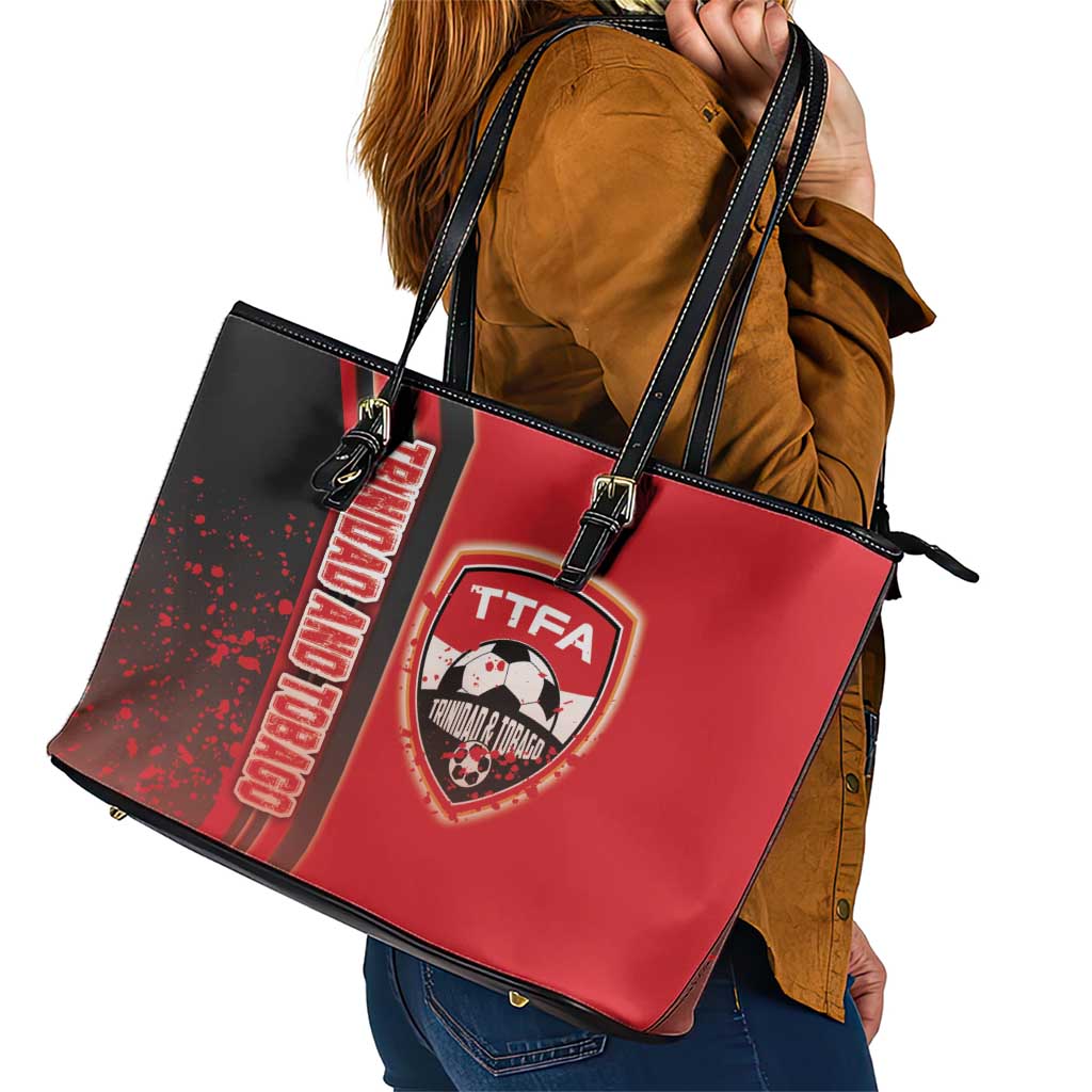 Trinidad and Tobago Football Leather Tote Bag Soca Warriors Soccer - Road To Champion