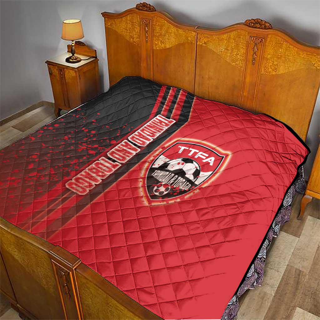 Trinidad and Tobago Football Quilt Soca Warriors Soccer - Road To Champion