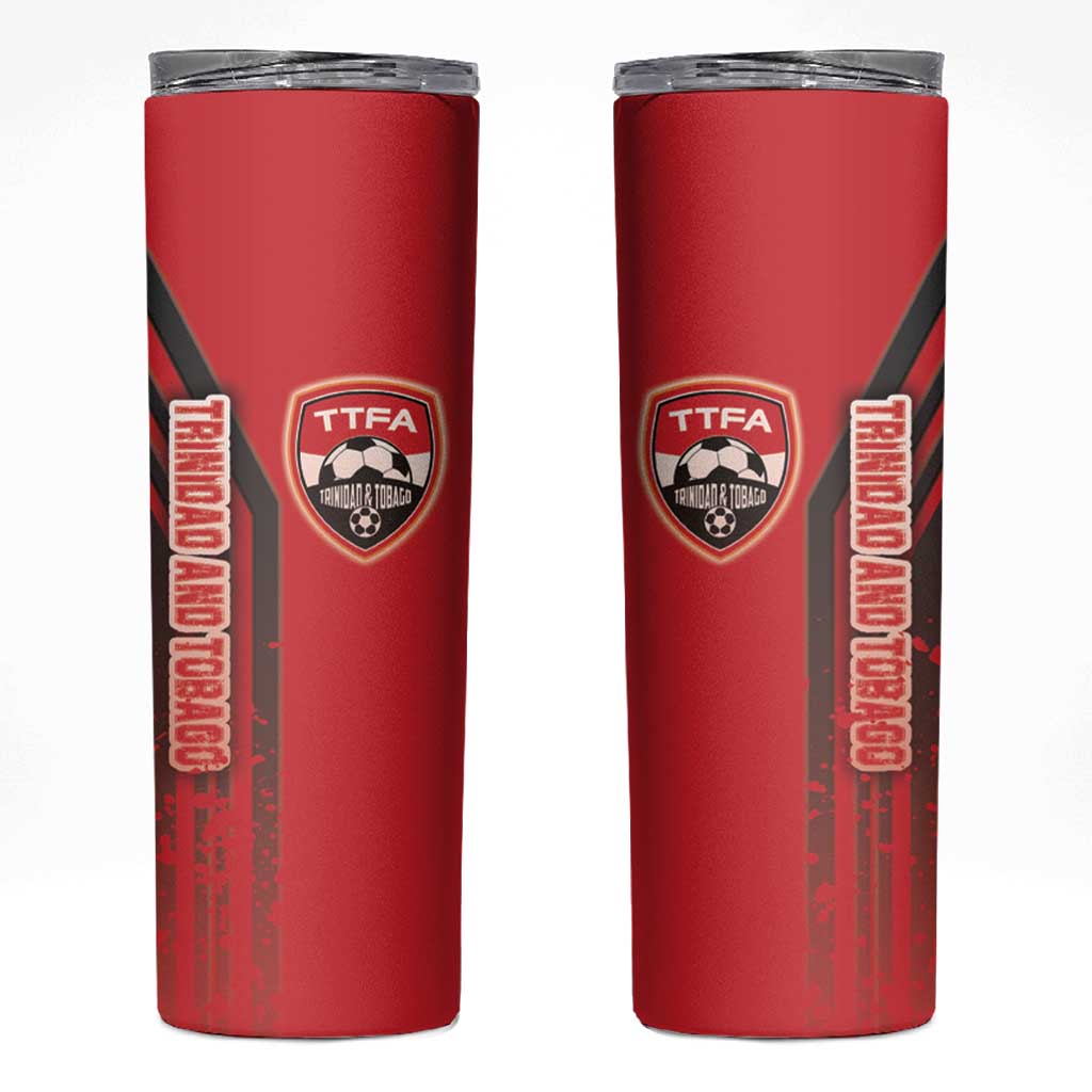 Trinidad and Tobago Football Skinny Tumbler Soca Warriors Soccer - Road To Champion