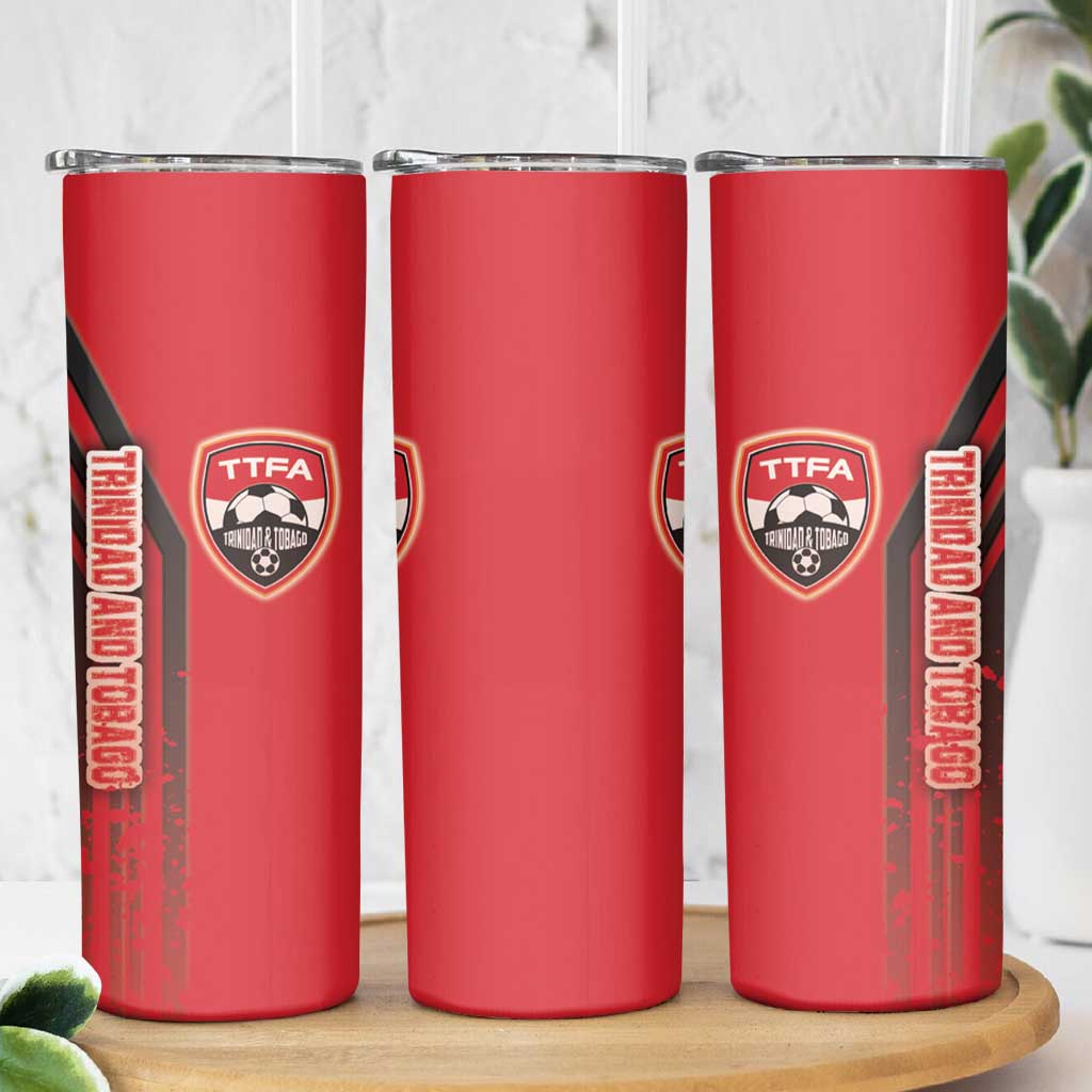 Trinidad and Tobago Football Skinny Tumbler Soca Warriors Soccer - Road To Champion