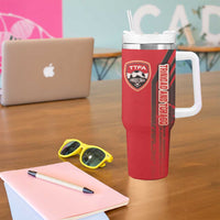 Trinidad and Tobago Football Tumbler With Handle Soca Warriors Soccer - Road To Champion