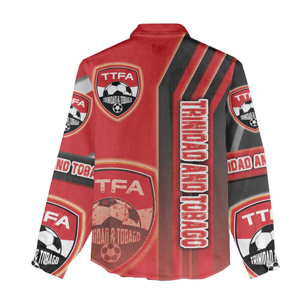 Trinidad and Tobago Football Women Casual Shirt Soca Warriors Soccer - Road To Champion