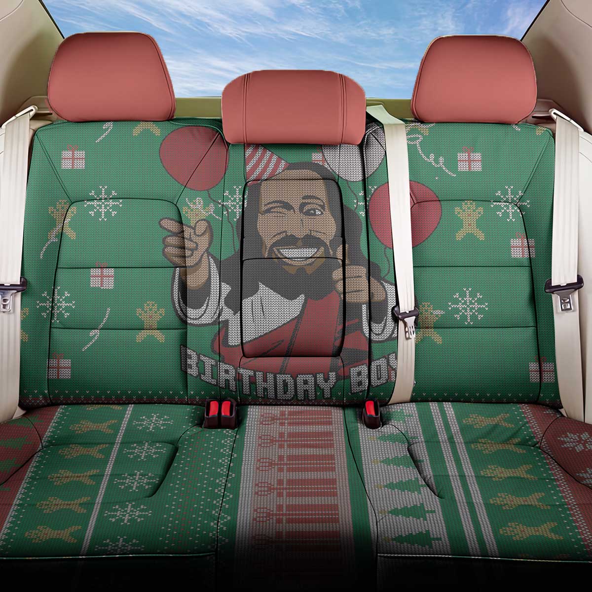 Birthday Boy Jesus Back Car Seat Cover African Christian - Wonder Print Shop