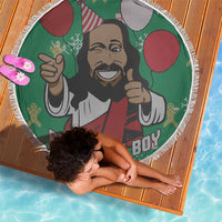 Birthday Boy Jesus Beach Blanket African Christian - Wonder Print Shop