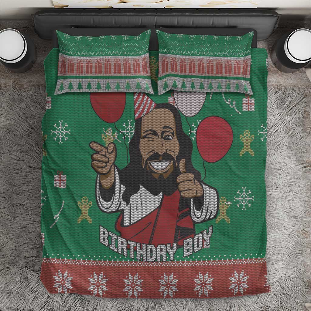 Birthday Boy Jesus Bedding Set African Christian - Wonder Print Shop