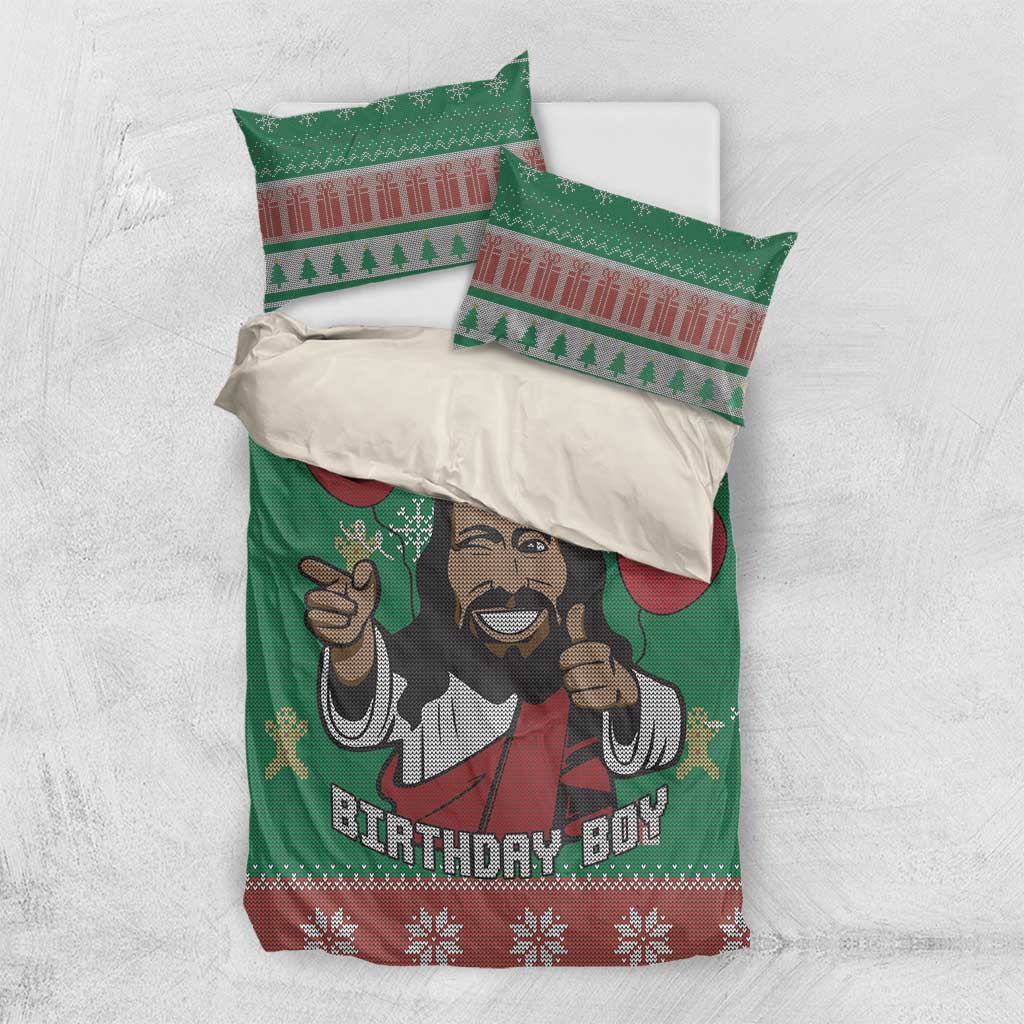 Birthday Boy Jesus Bedding Set African Christian - Wonder Print Shop