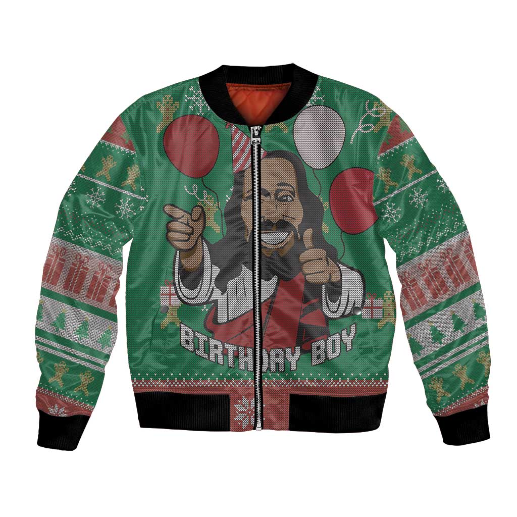 Birthday Boy Jesus Bomber Jacket African Christian - Wonder Print Shop