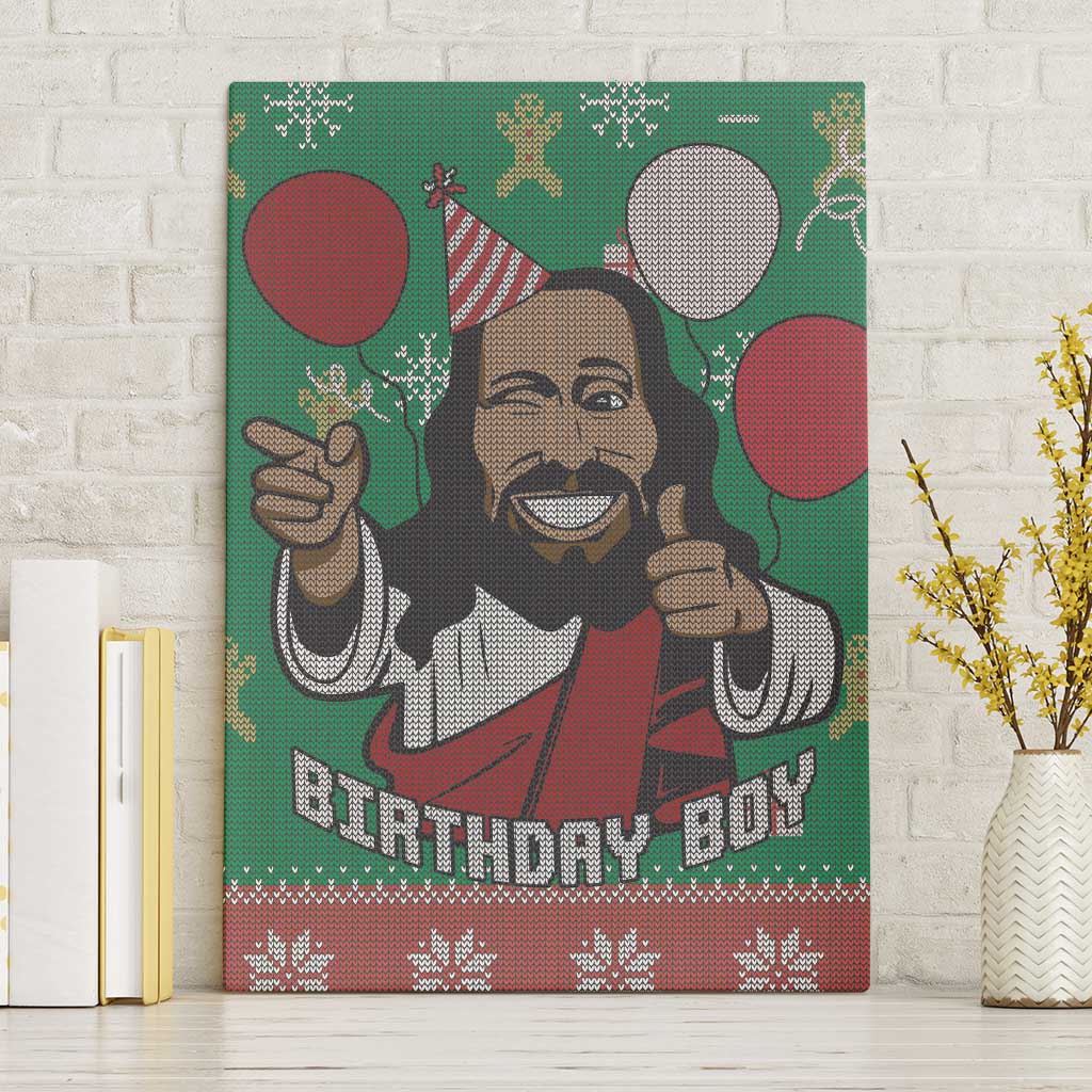 Birthday Boy Jesus Canvas Wall Art African Christian - Wonder Print Shop