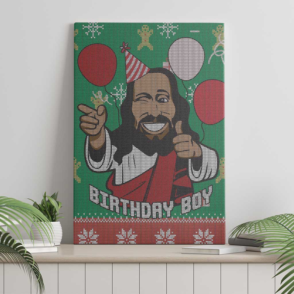 Birthday Boy Jesus Canvas Wall Art African Christian - Wonder Print Shop