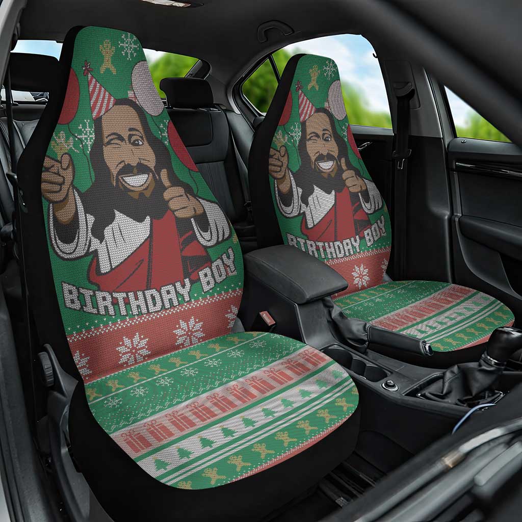 Birthday Boy Jesus Car Seat Cover African Christian - Wonder Print Shop