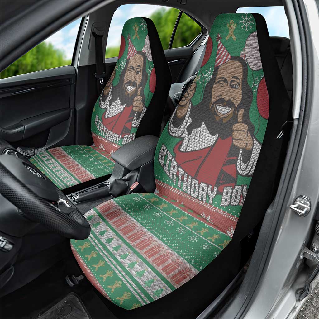 Birthday Boy Jesus Car Seat Cover African Christian - Wonder Print Shop