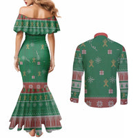 Birthday Boy Jesus Couples Matching Mermaid Dress and Long Sleeve Button Shirt African Christian