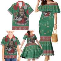 Birthday Boy Jesus Family Matching Mermaid Dress and Hawaiian Shirt African Christian - Wonder Print Shop