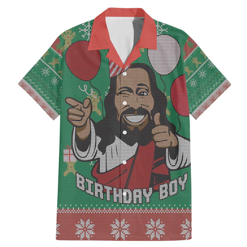 Birthday Boy Jesus Family Matching Mermaid Dress and Hawaiian Shirt African Christian - Wonder Print Shop