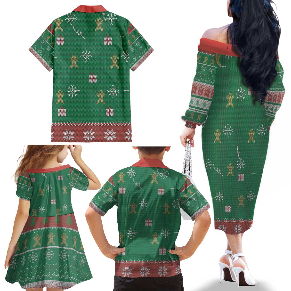 Birthday Boy Jesus Family Matching Off The Shoulder Long Sleeve Dress and Hawaiian Shirt African Christian - Wonder Print Shop