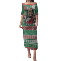 Birthday Boy Jesus Family Matching Puletasi and Hawaiian Shirt African Christian - Wonder Print Shop