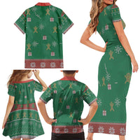 Birthday Boy Jesus Family Matching Short Sleeve Bodycon Dress and Hawaiian Shirt African Christian - Wonder Print Shop