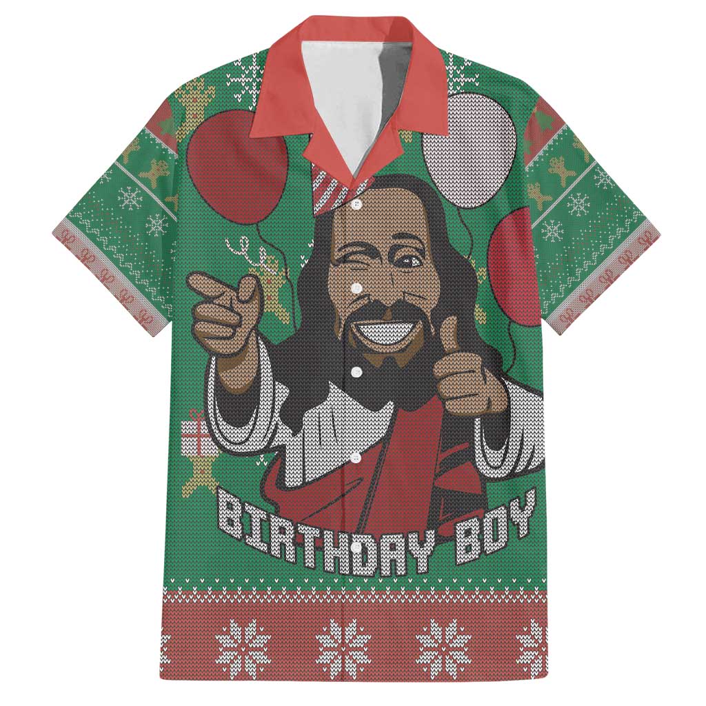 Birthday Boy Jesus Family Matching Summer Maxi Dress and Hawaiian Shirt African Christian - Wonder Print Shop