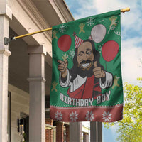 Birthday Boy Jesus Garden Flag African Christian - Wonder Print Shop