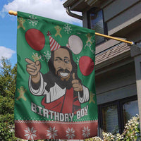 Birthday Boy Jesus Garden Flag African Christian - Wonder Print Shop