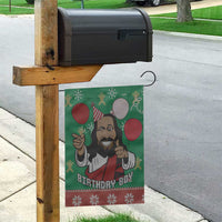 Birthday Boy Jesus Garden Flag African Christian - Wonder Print Shop