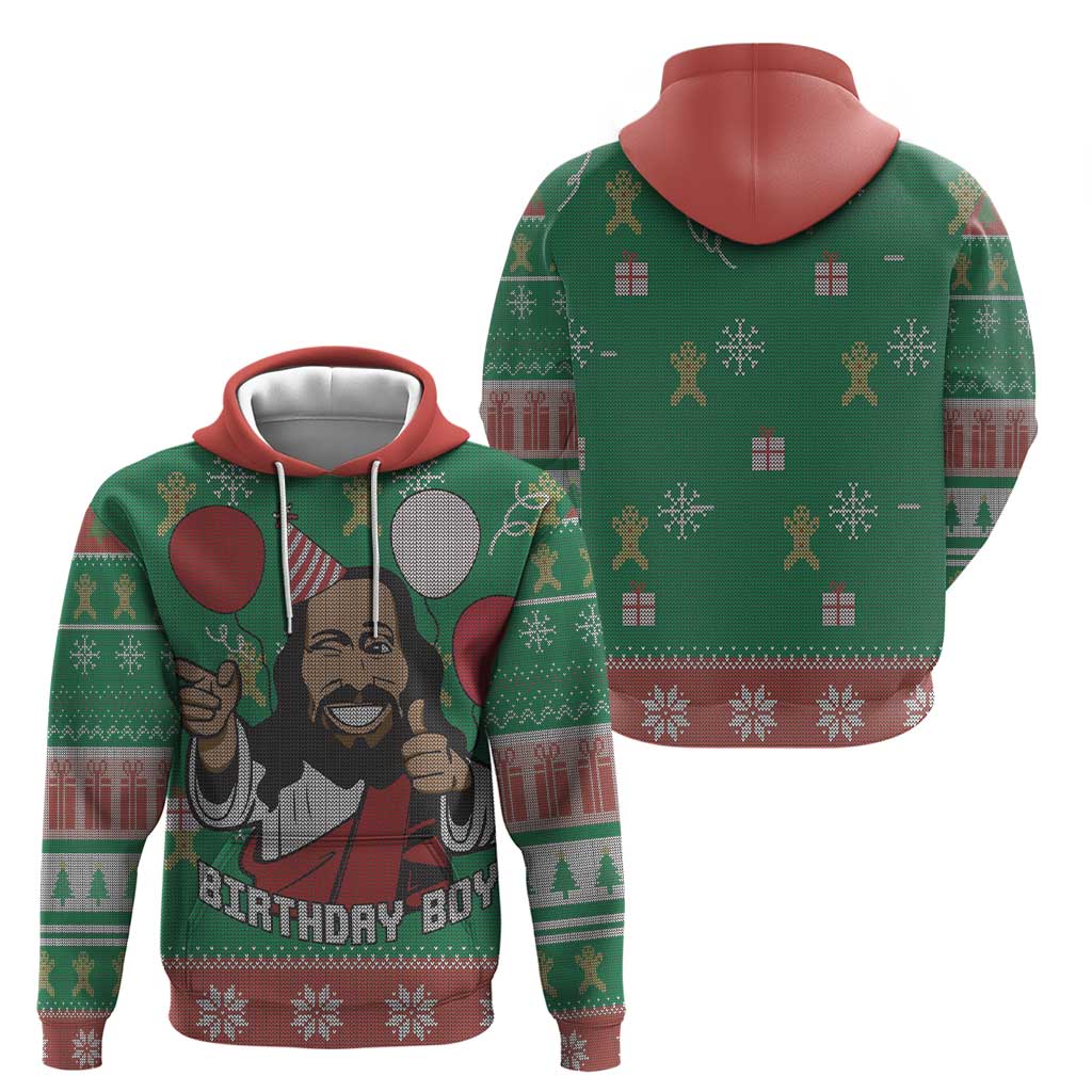 Birthday Boy Jesus Hoodie African Christian - Wonder Print Shop