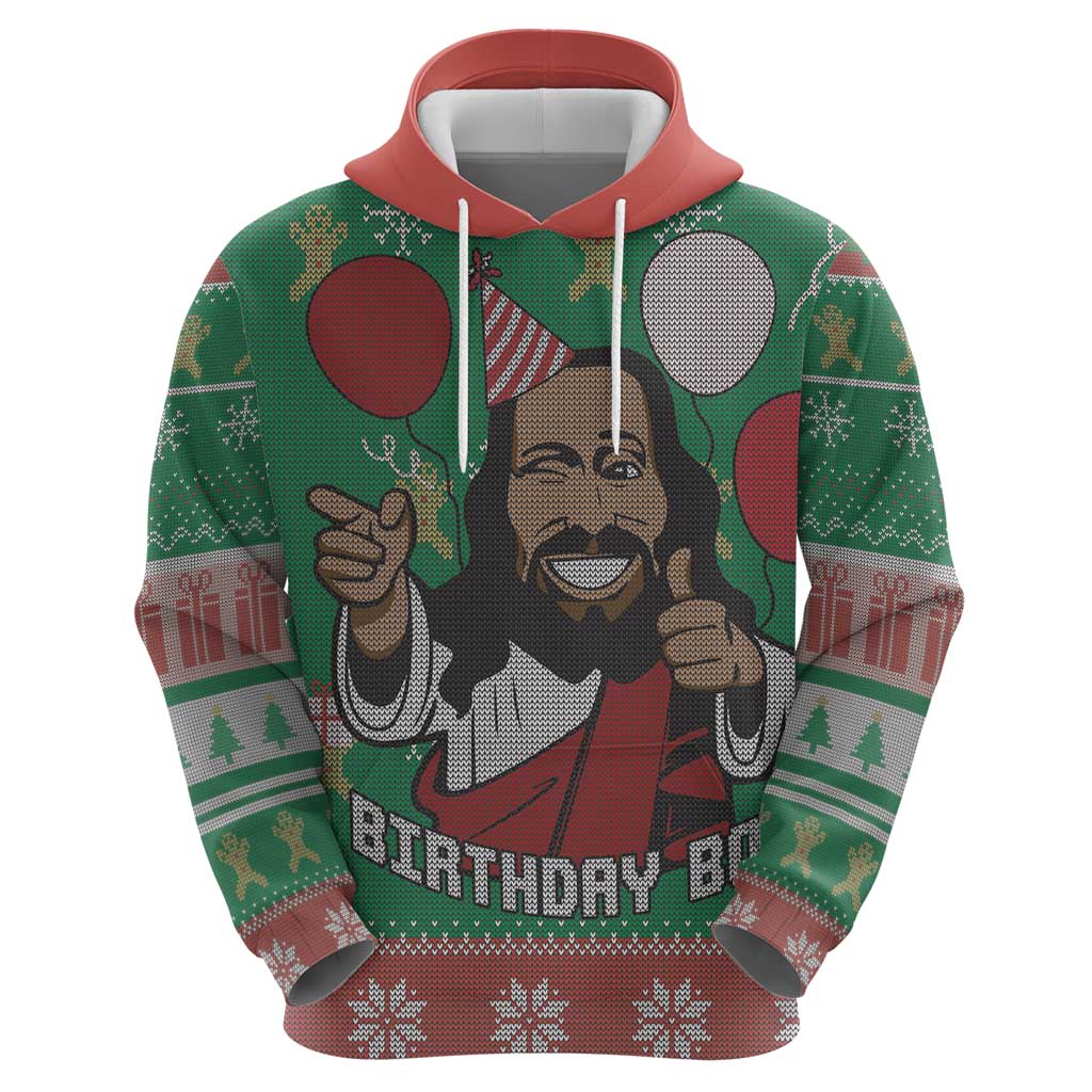 Birthday Boy Jesus Hoodie African Christian - Wonder Print Shop