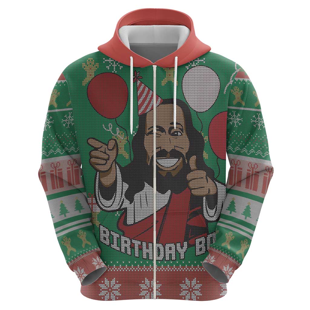 Birthday Boy Jesus Hoodie African Christian - Wonder Print Shop