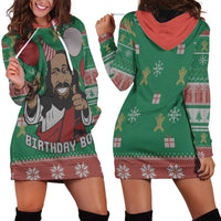 Birthday Boy Jesus Hoodie Dress African Christian - Wonder Print Shop