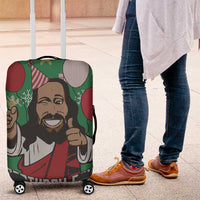 Birthday Boy Jesus Luggage Cover African Christian - Wonder Print Shop