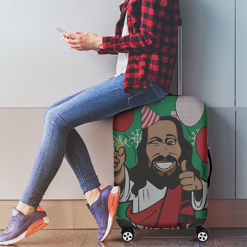 Birthday Boy Jesus Luggage Cover African Christian - Wonder Print Shop