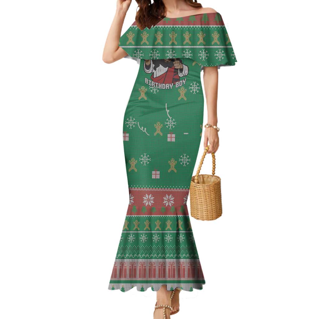 Birthday Boy Jesus Mermaid Dress African Christian - Wonder Print Shop