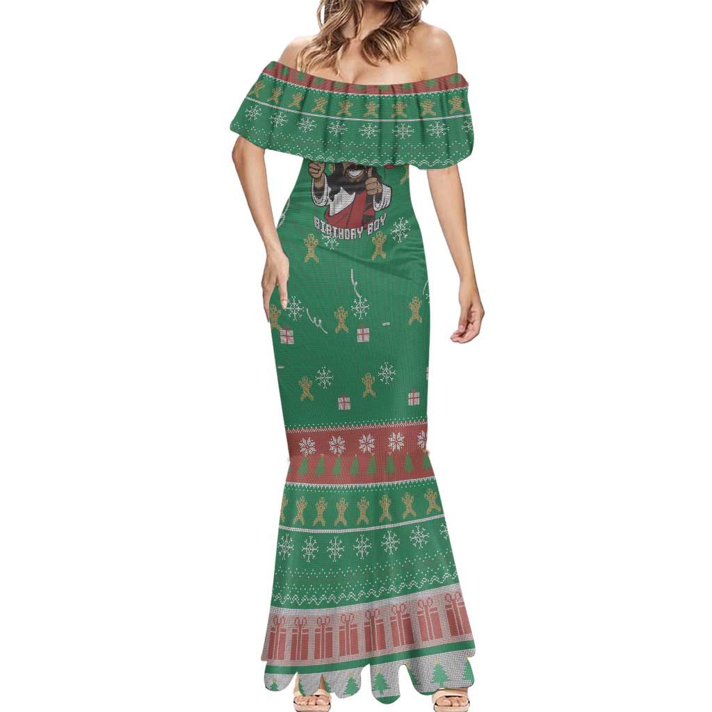 Birthday Boy Jesus Mermaid Dress African Christian - Wonder Print Shop