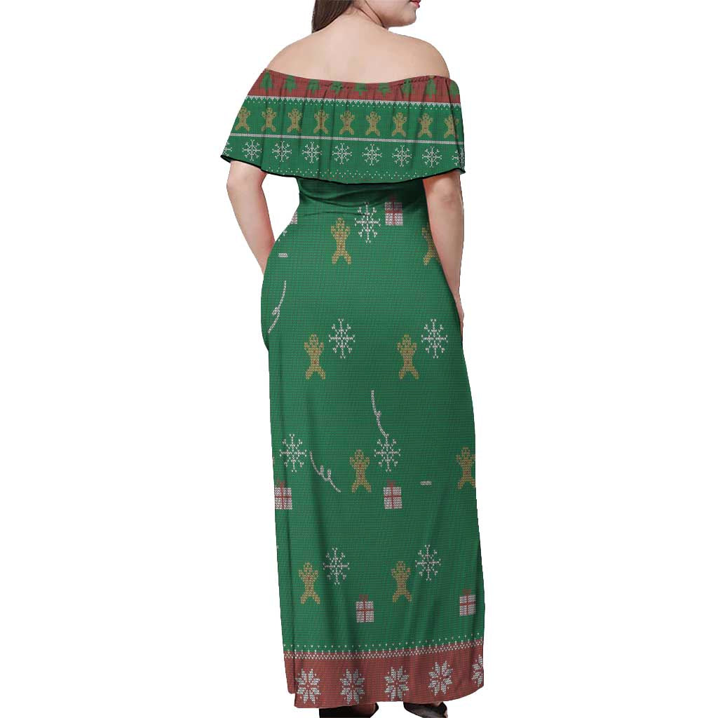 Birthday Boy Jesus Off Shoulder Maxi Dress African Christian - Wonder Print Shop