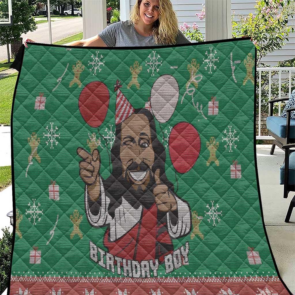 Birthday Boy Jesus Quilt African Christian - Wonder Print Shop