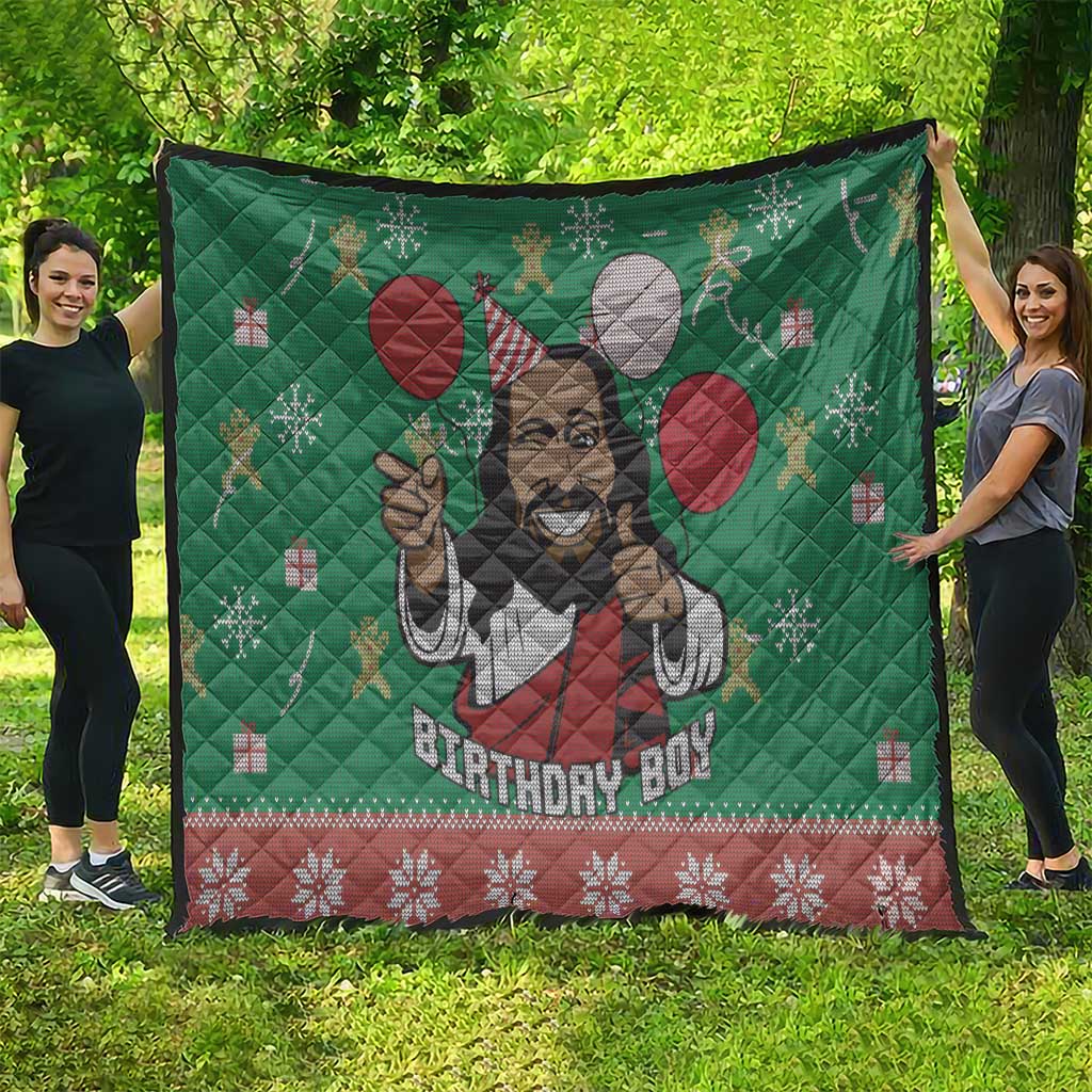 Birthday Boy Jesus Quilt African Christian - Wonder Print Shop