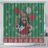 Birthday Boy Jesus Shower Curtain African Christian
