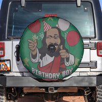 Birthday Boy Jesus Spare Tire Cover African Christian - Wonder Print Shop