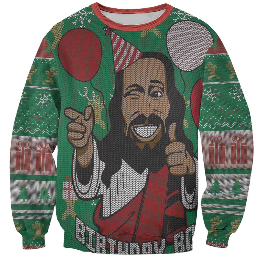 Birthday Boy Jesus Sweatshirt African Christian - Wonder Print Shop
