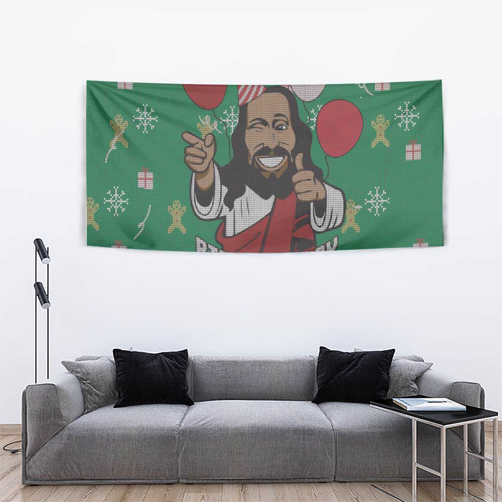 Birthday Boy Jesus Tapestry African Christian - Wonder Print Shop