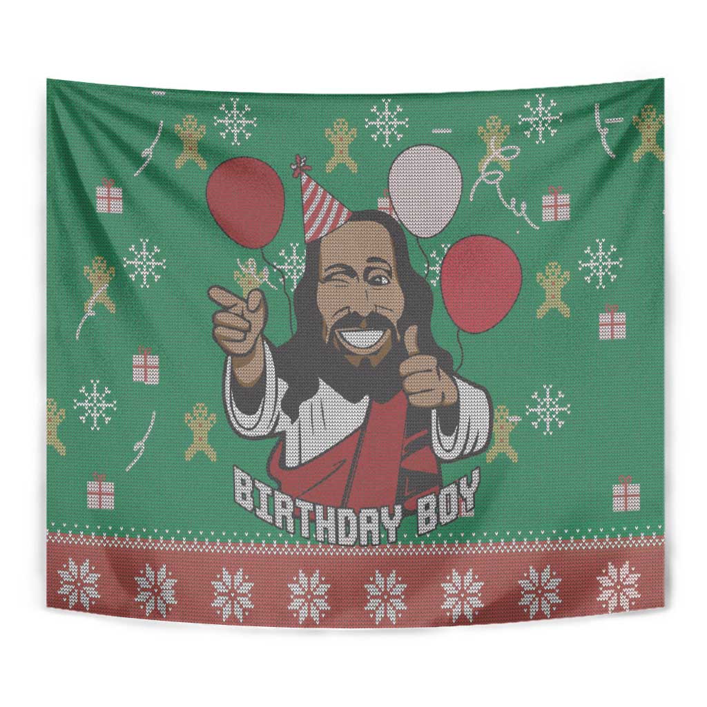 Birthday Boy Jesus Tapestry African Christian - Wonder Print Shop