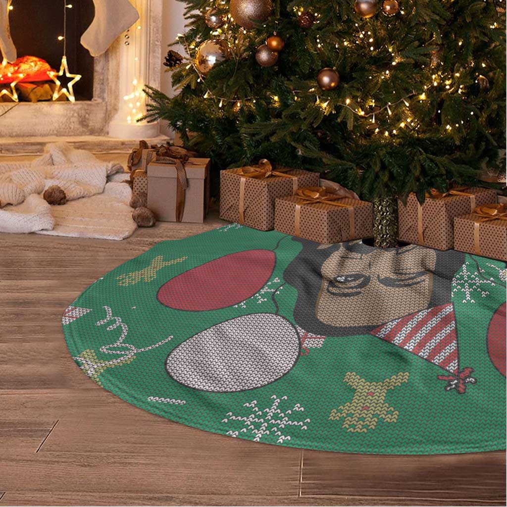 Birthday Boy Jesus Tree Skirt African Christian - Wonder Print Shop