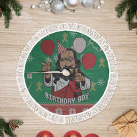 Birthday Boy Jesus Tree Skirt African Christian - Wonder Print Shop
