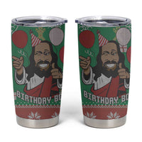 Birthday Boy Jesus Tumbler Cup African Christian - Wonder Print Shop