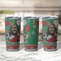 Birthday Boy Jesus Tumbler Cup African Christian - Wonder Print Shop
