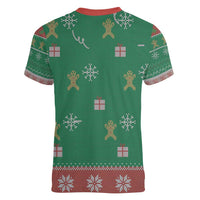 Birthday Boy Jesus Women V-Neck T-Shirt African Christian - Wonder Print Shop
