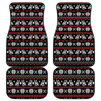 Warrior Of Indian Skull Car Mats Native American - Wonder Print Shop