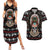 Warrior Of Indian Skull Couples Matching Summer Maxi Dress and Hawaiian Shirt Native American - Wonder Print Shop