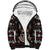 Warrior Of Indian Skull Sherpa Hoodie Native American - Wonder Print Shop
